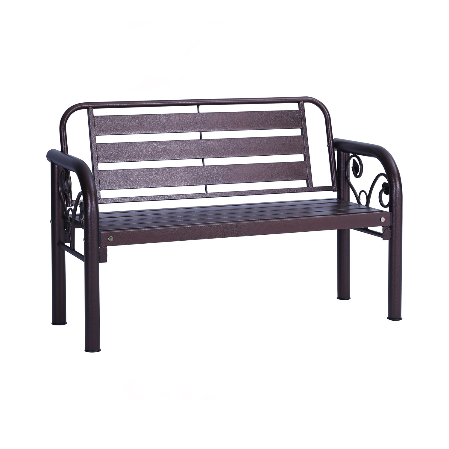 HAMIDA 2 SEATER BENCH ANTIQUE BROWN