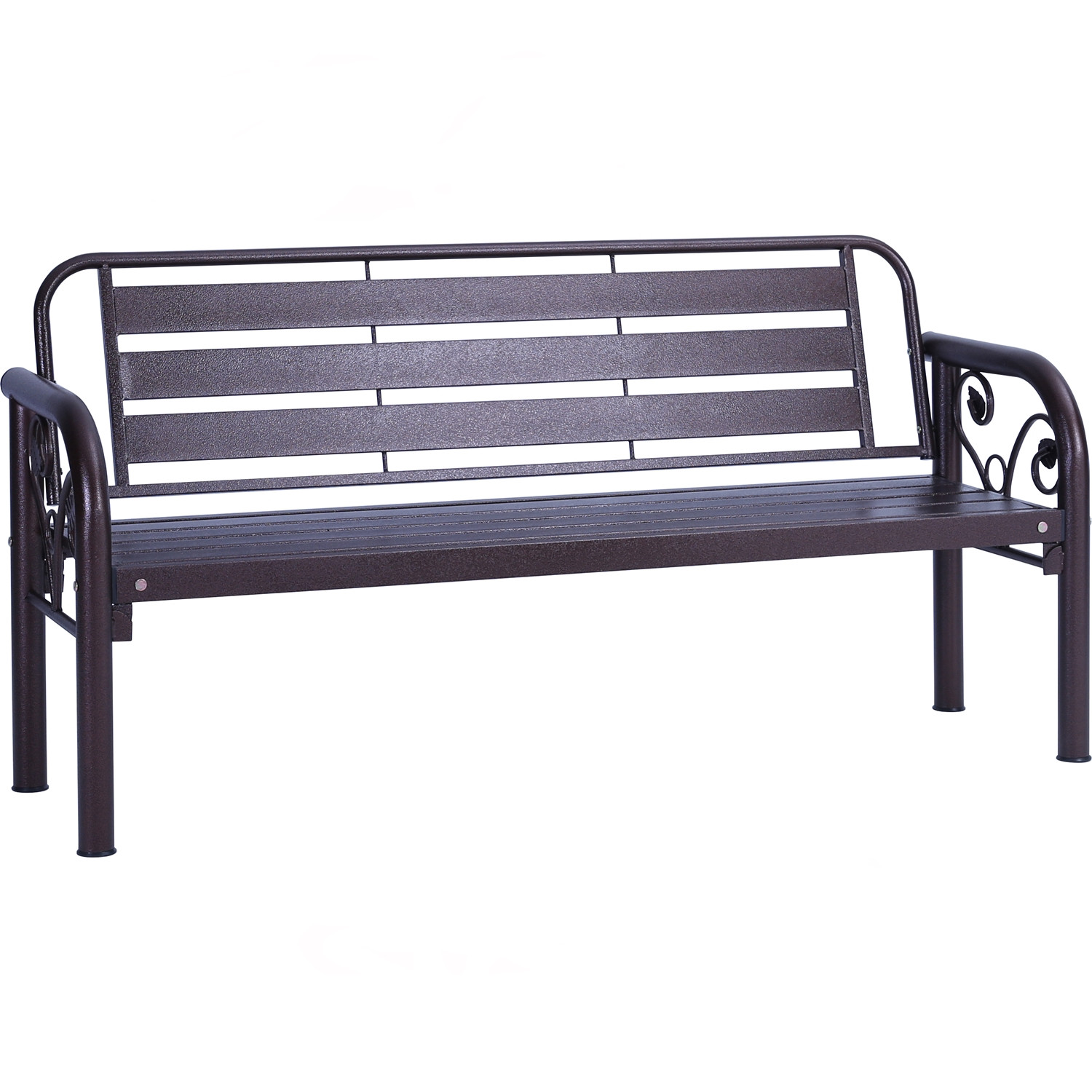 HAMIDA 3 SEATER BENCH ANTIQUE BROWN