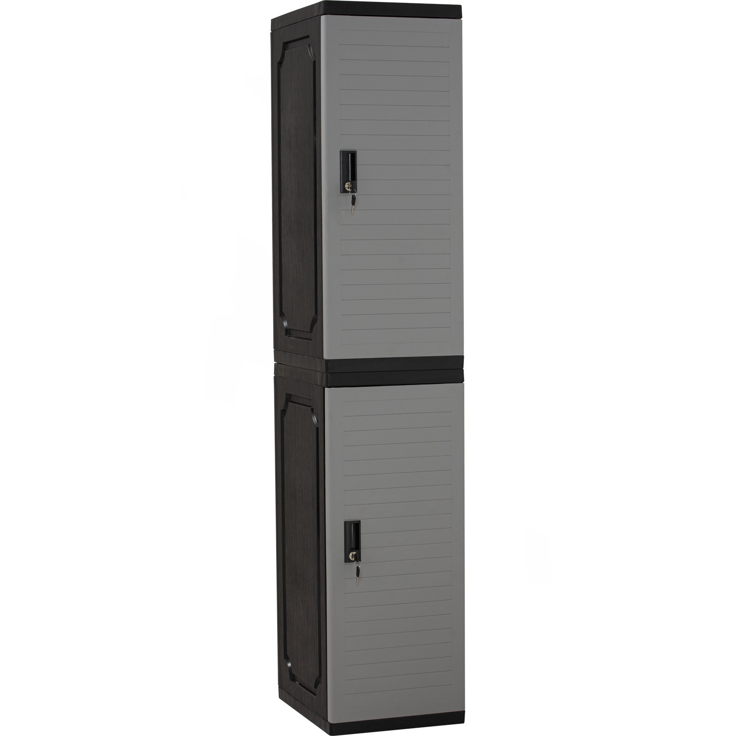 OPTIMUS TWO TIER LOCKER GREY/BLACK