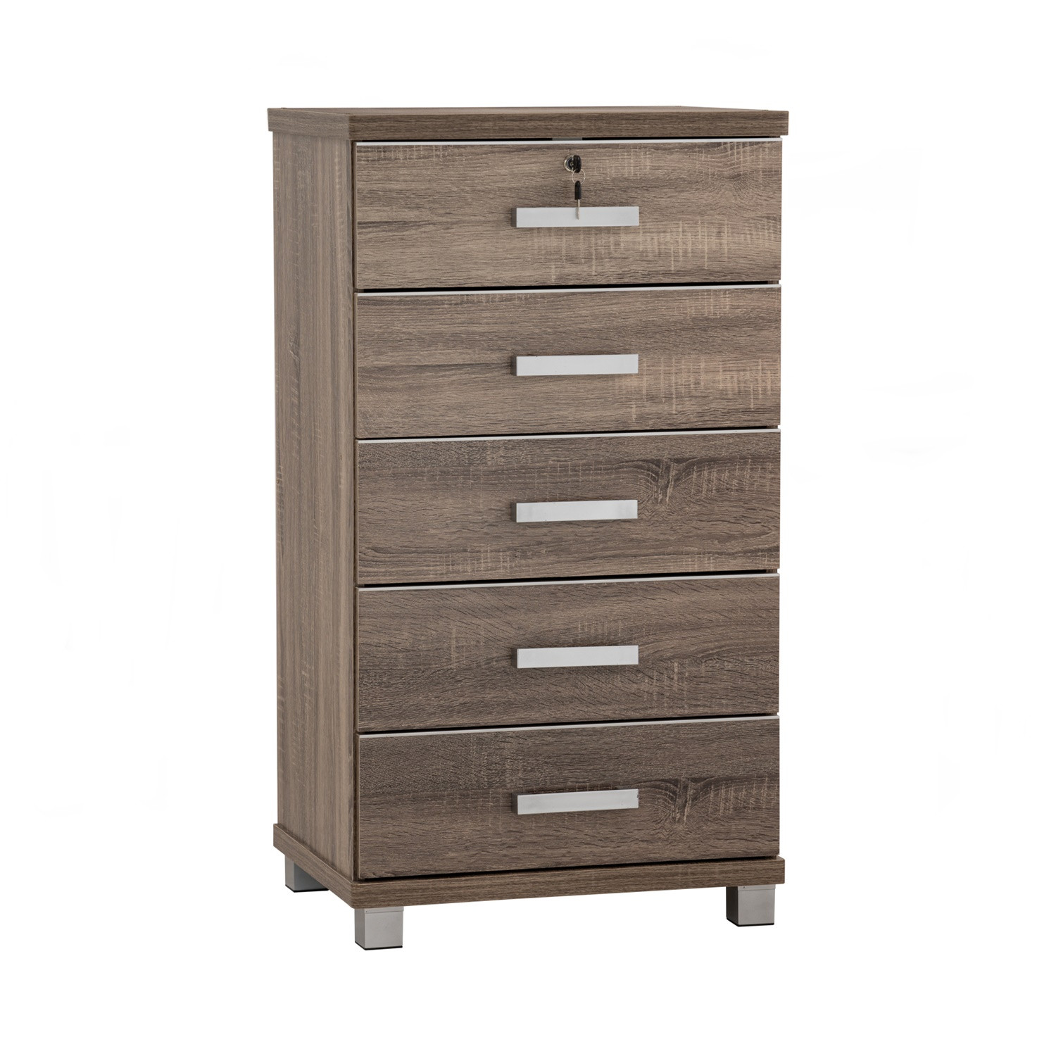 NAOMI 5 DRAWER DRESSER SONOMA DARK