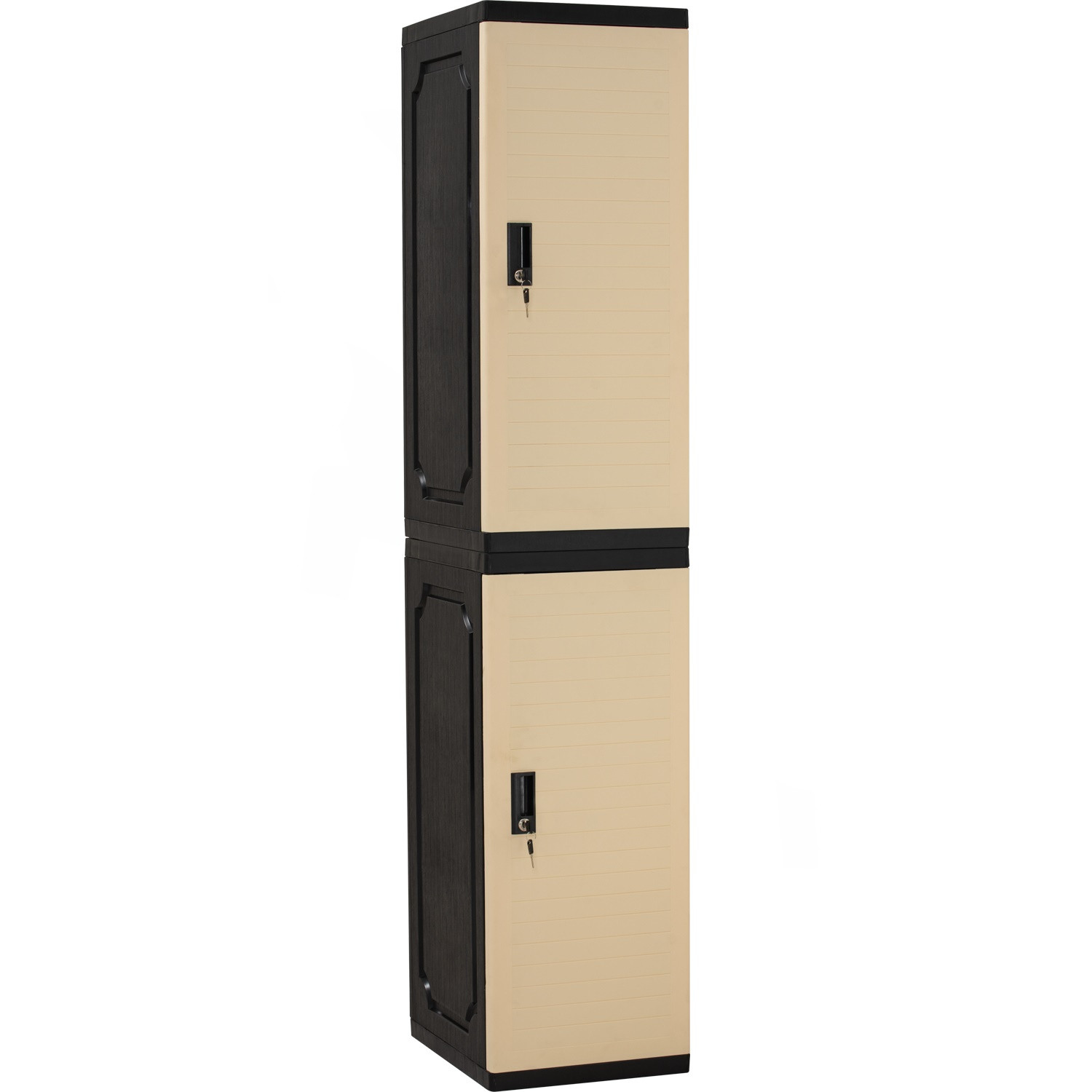 OPTIMUS TWO TIER LOCKER BEIGE/BLACK