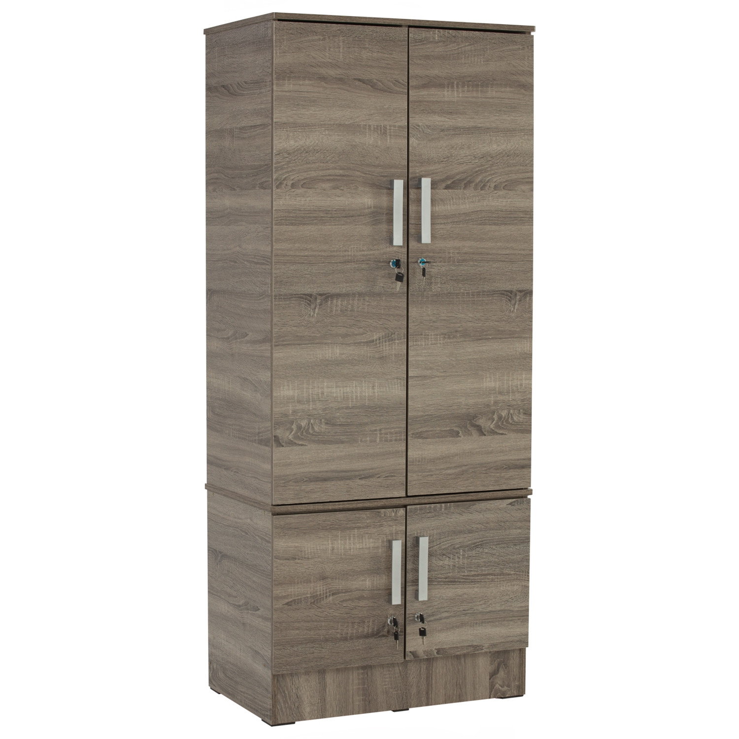 NAOMI 4 DOOR WARDROBE SONOMA DARK