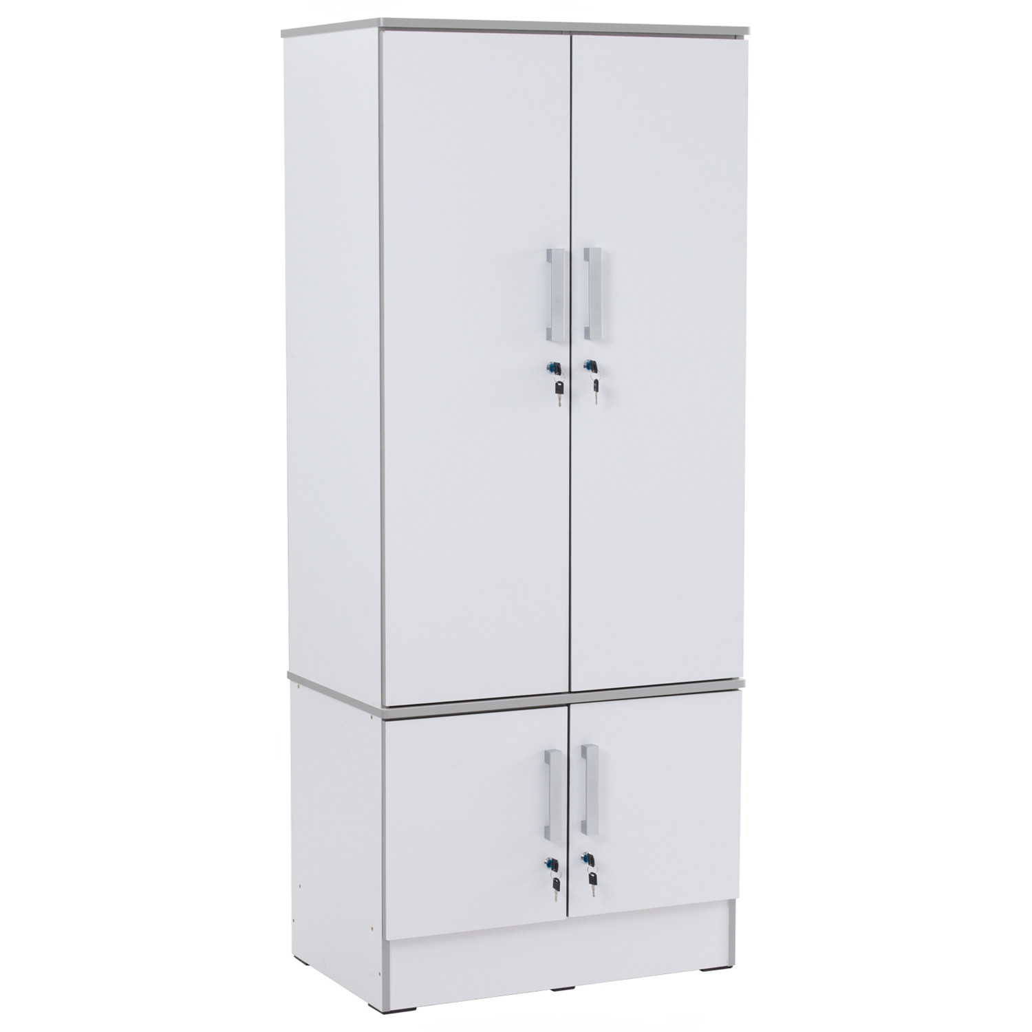 NAOMI 4 DOOR WARDROBE WHITE