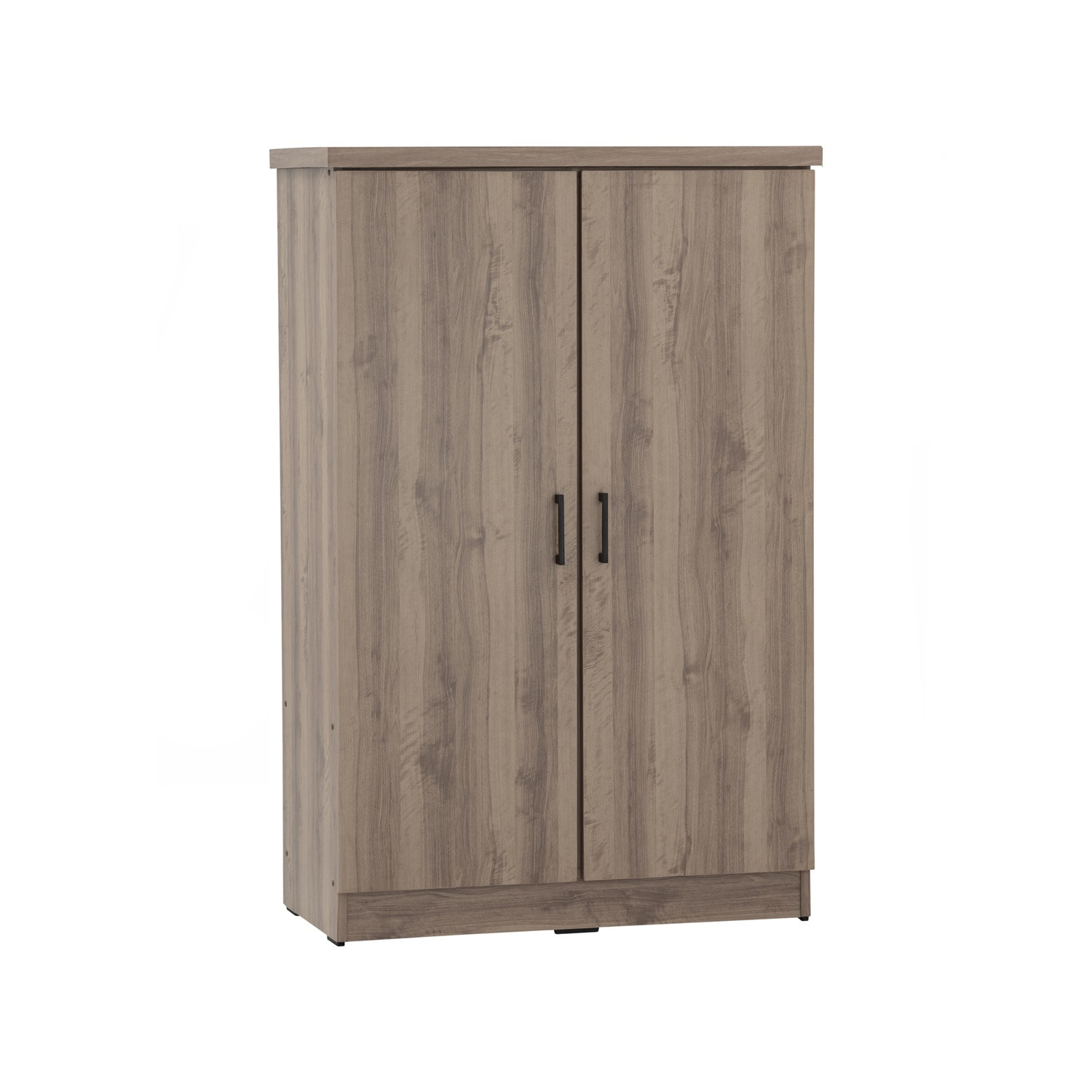 DUBLIN 2 DOOR LOW WARDROBE DARK OAK