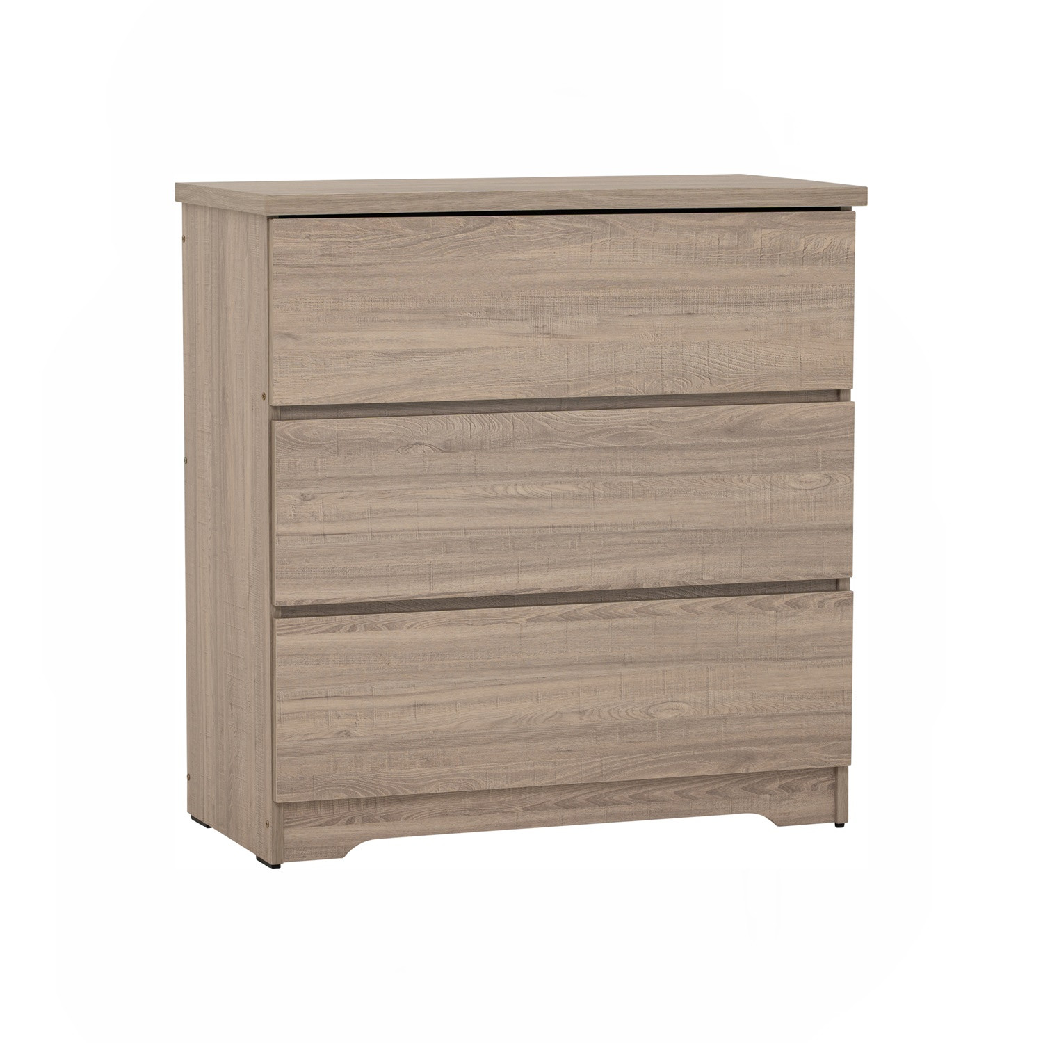 DUBLIN 3 DRAWER DRESSER DARK OAK