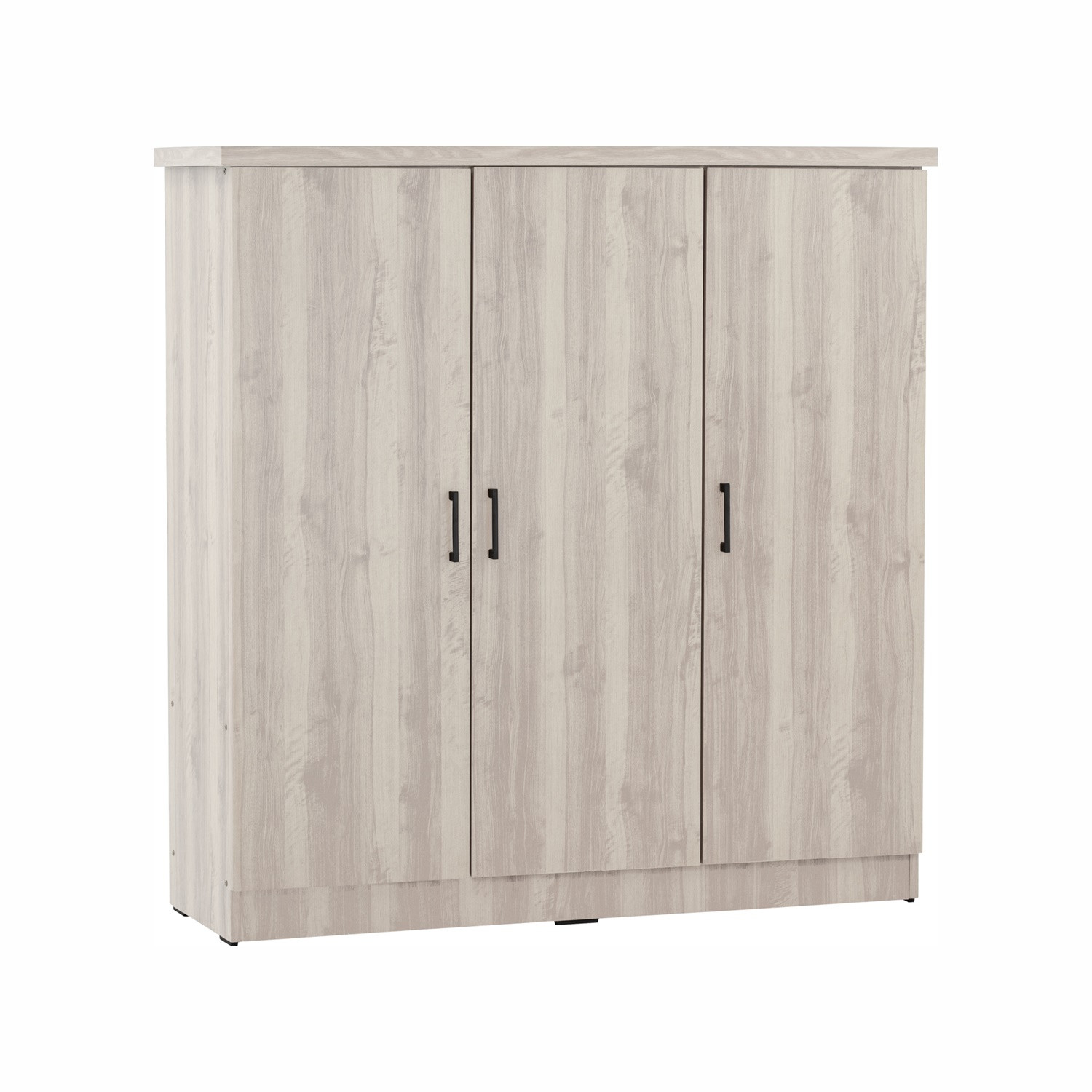 DUBLIN 3 DOOR LOW WARDROBE LIGHT OAK