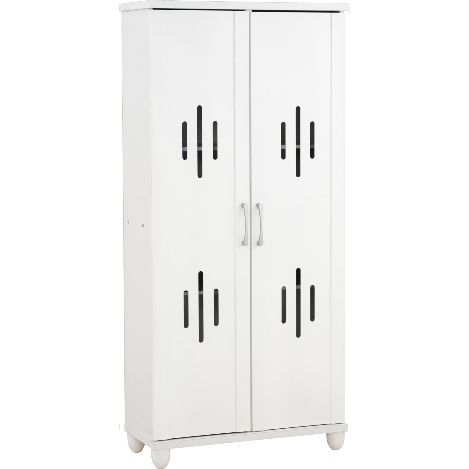 HASTING 2 DOOR SHOE CABINET WHITE