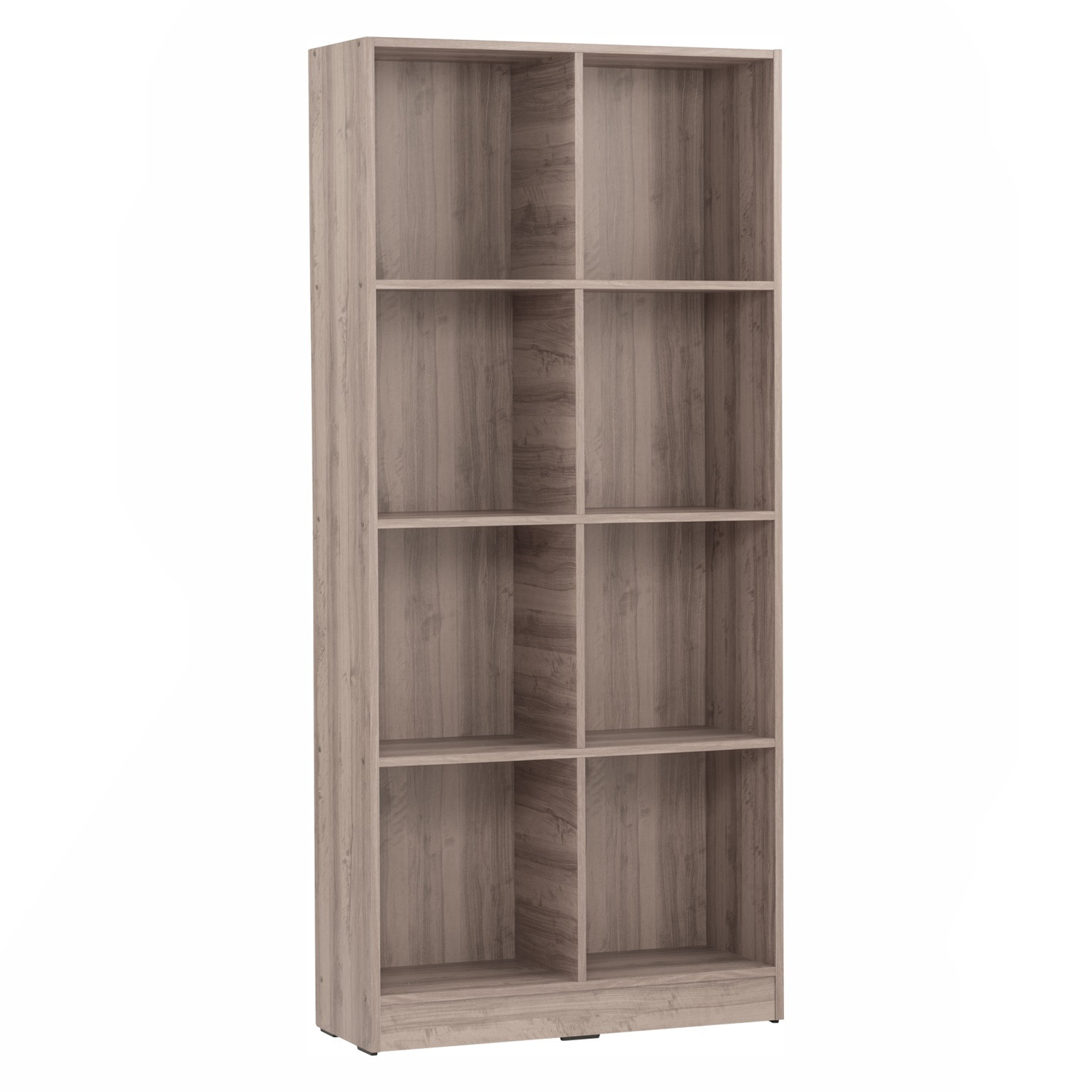 ECO 8 COMPARTMENT FILE CABINET DARK OAK