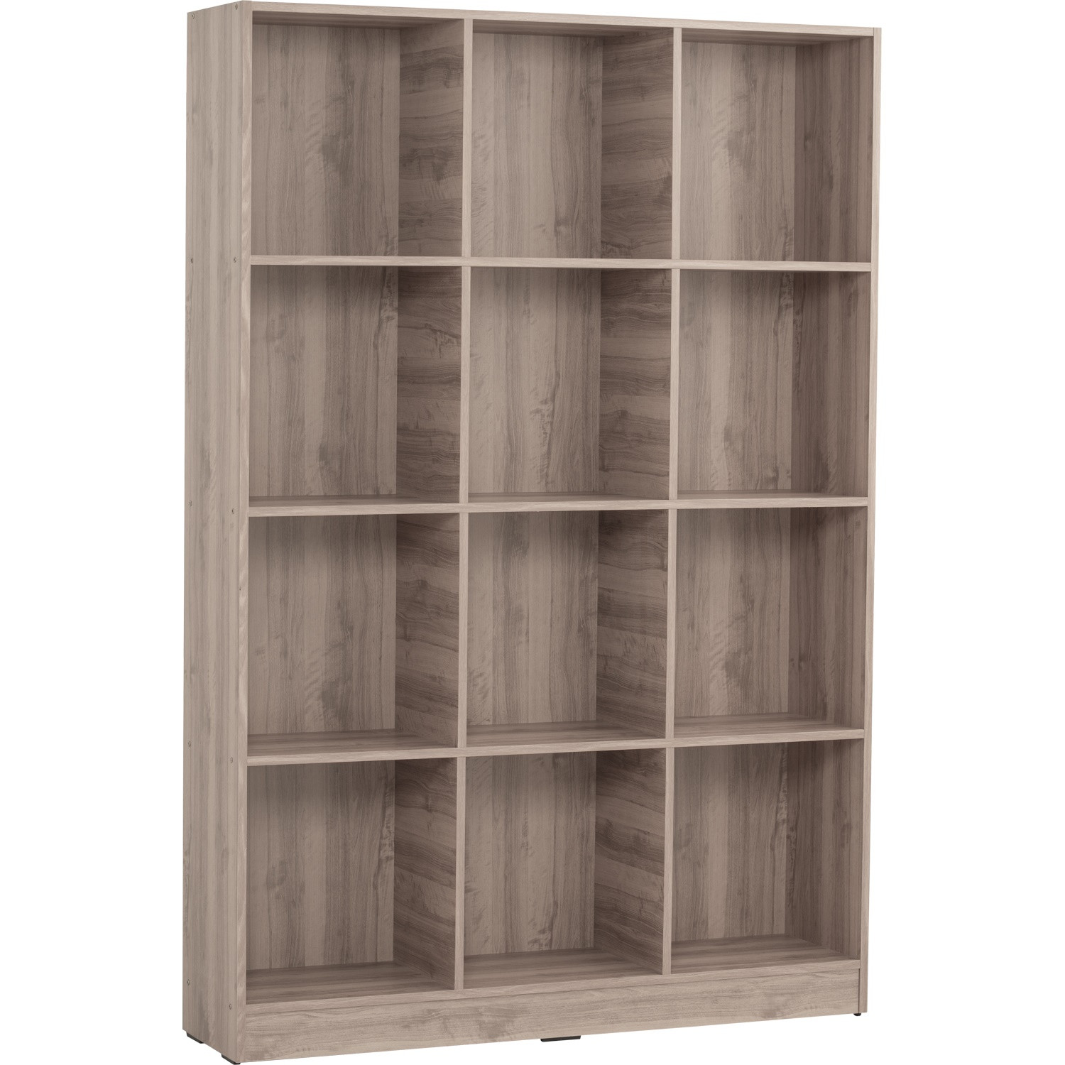ECO 12 COMPARTMENT FILE CABINET DARK OAK
