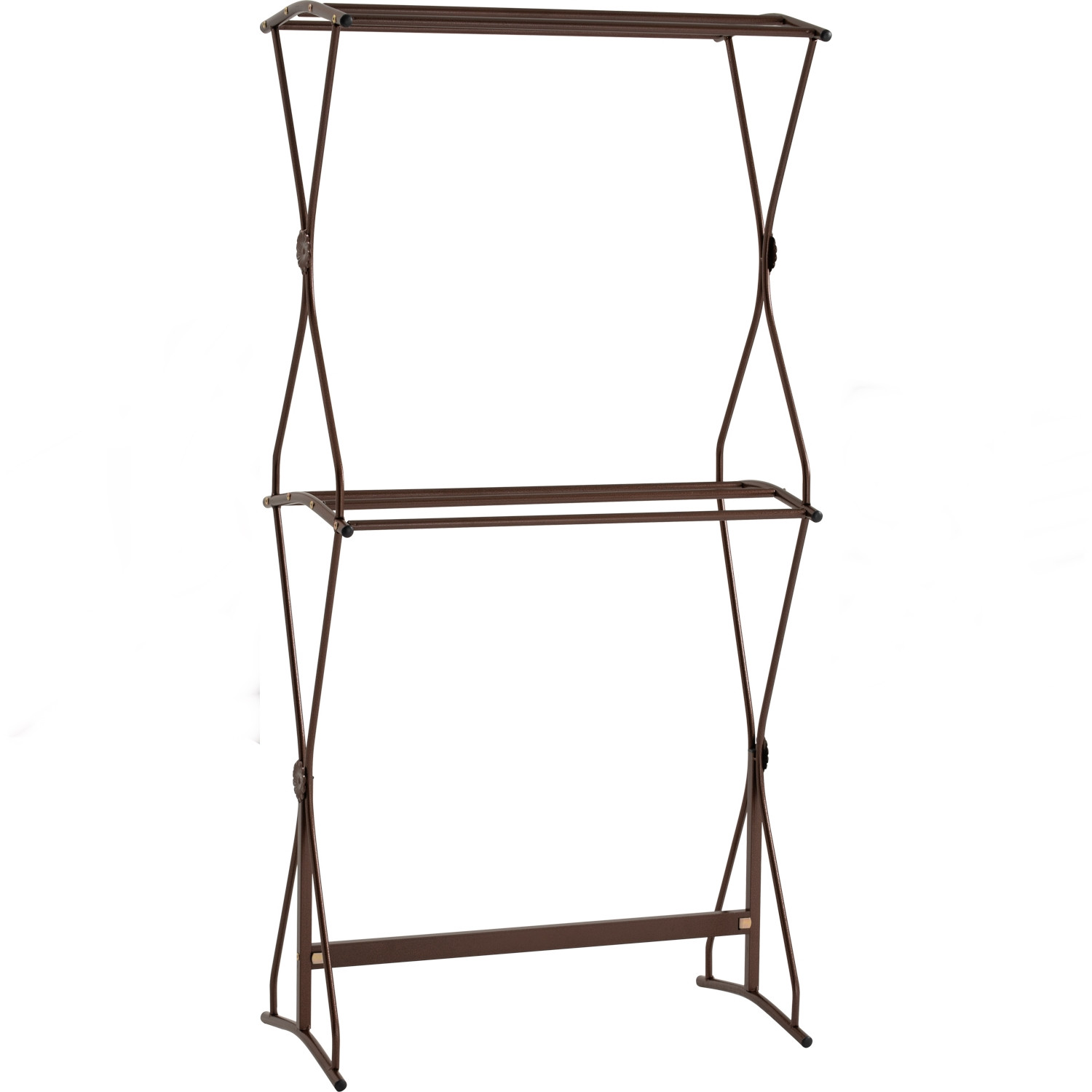 OLIVER HIGH TOWEL HANGER ANTIQUE BROWN