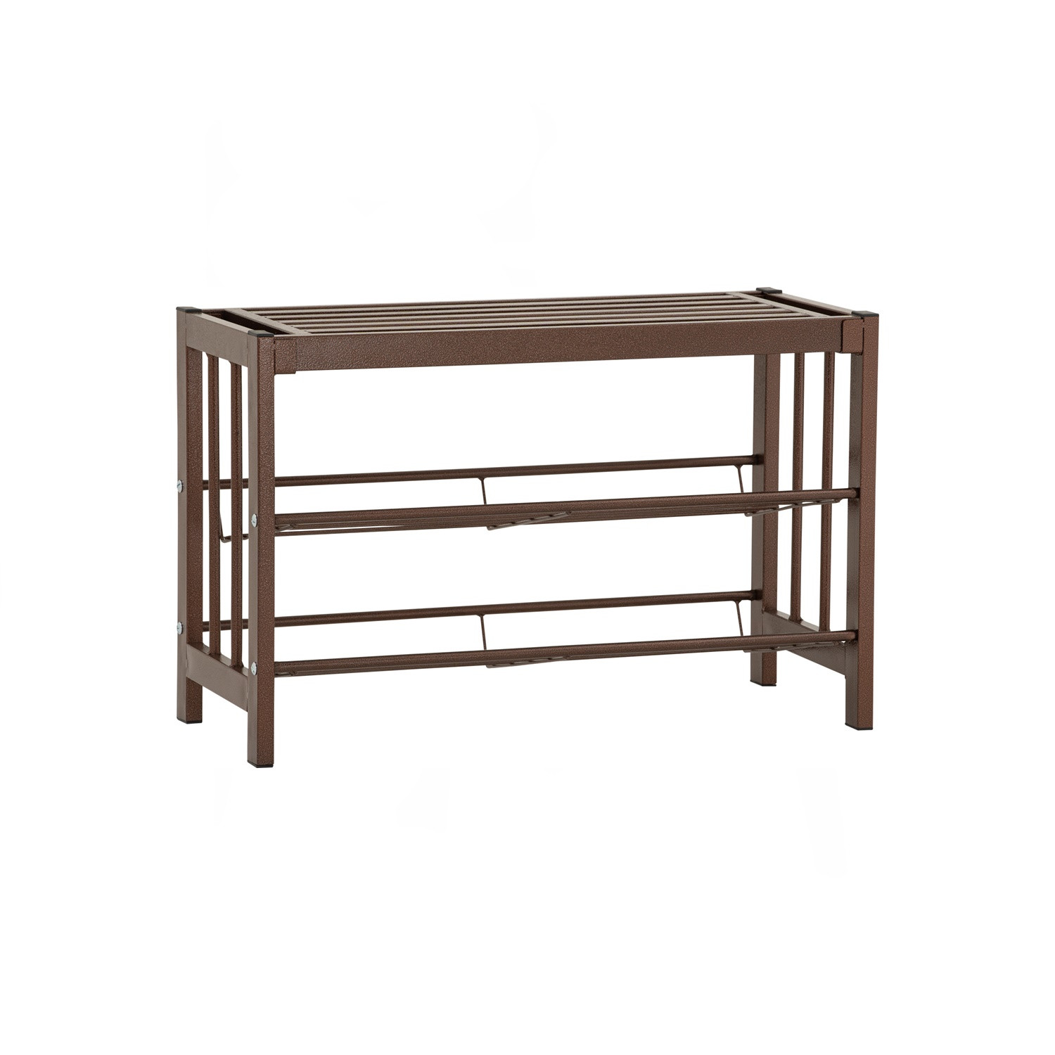 MYKA SHOE RACK WITH BENCH COPPER