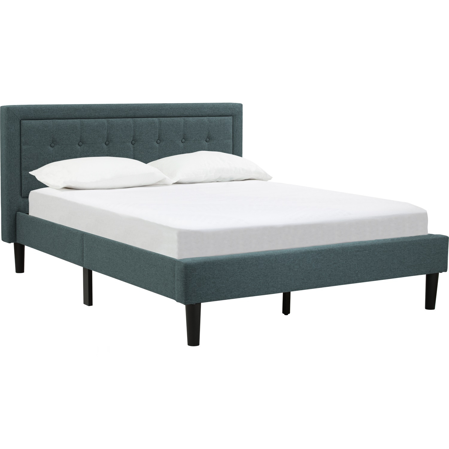 HAYDEN QUEEN BED WITH 1900MM SIDE RAIL BLACK/6365