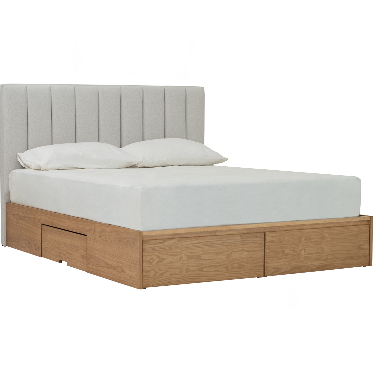 MOLA QUEEN BED WITH STORAGE 1900MM (BED PANEL) 102/3690 (PET FRIENDLY FABRIC)