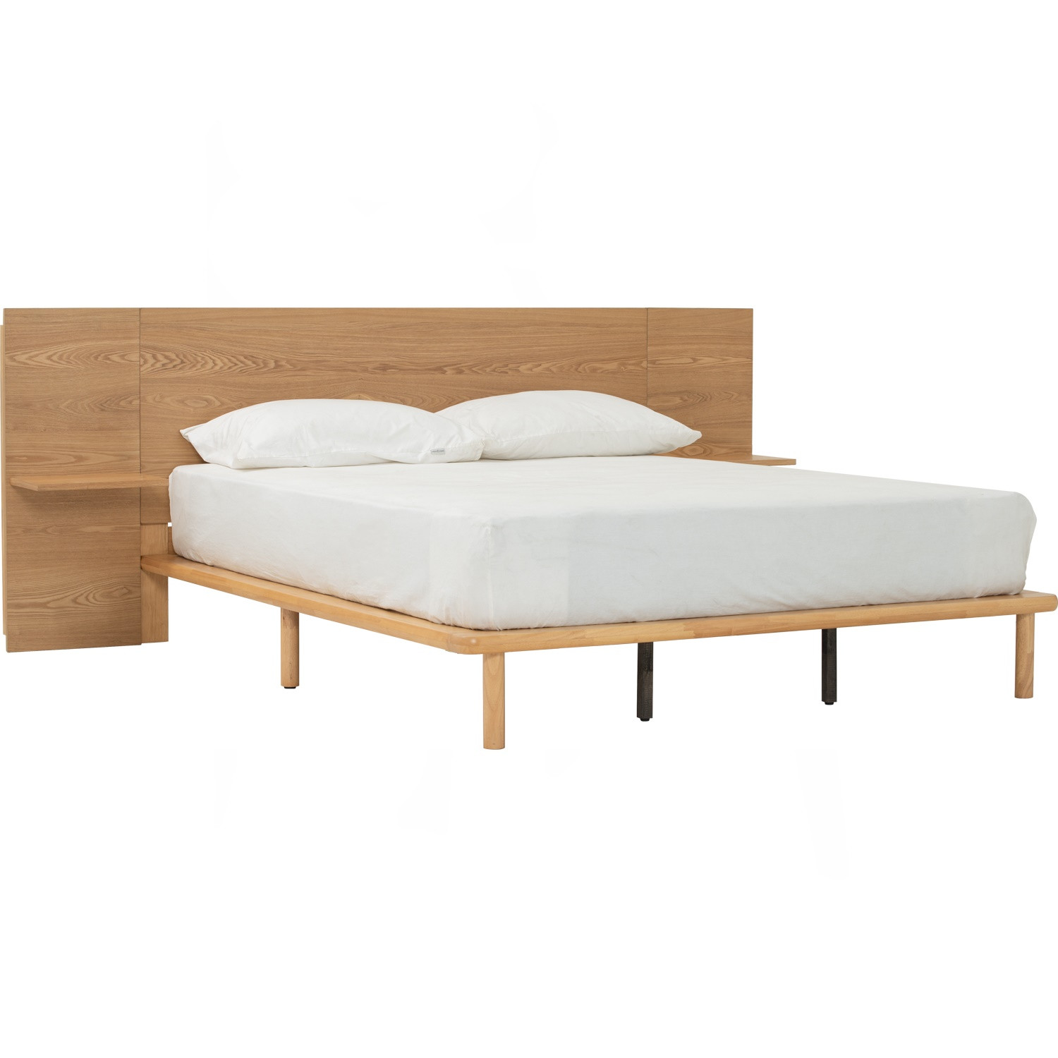 PLATO QUEEN BED WITH 1900MM BED PANEL WITH SIDE TABLE 102