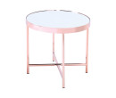 XANDER OVAL COFFEE TABLE WITH MIRROR TOP 807 (#)