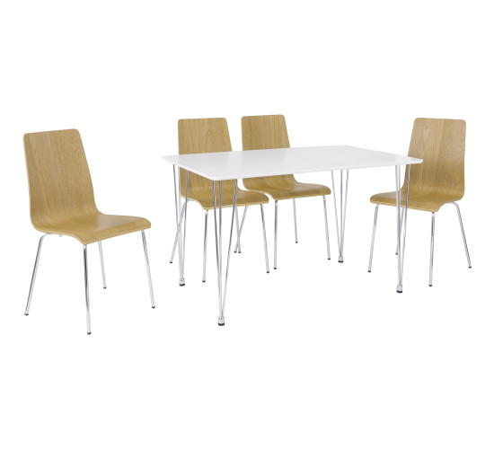 MIZELL DINING SET (1+4) 815/130 + 815/112 (#)