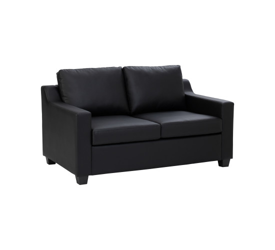 BALENO 2 SEATER SOFA BLACK/520