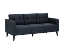ALTO 3 SEATER SOFA BLACK/6367