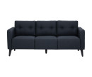 ALTO 3 SEATER SOFA BLACK/6367