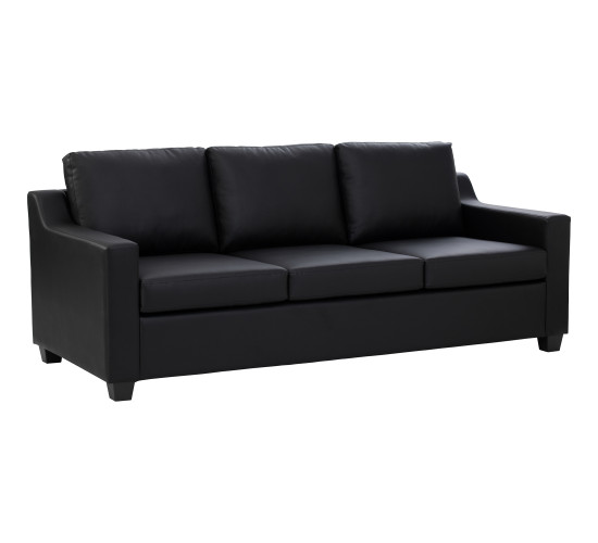 BALENO 3 SEATER SOFA BLACK/520