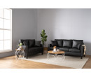 STAREX 3 SEATER SOFA BLACK/534