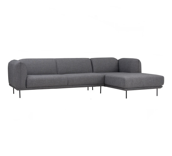 MIRA 3 SEATER WITH RIGHT CHAISE 802/6603 PEBBLE