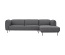 MIRA 3 SEATER WITH RIGHT CHAISE 802/6603 PEBBLE