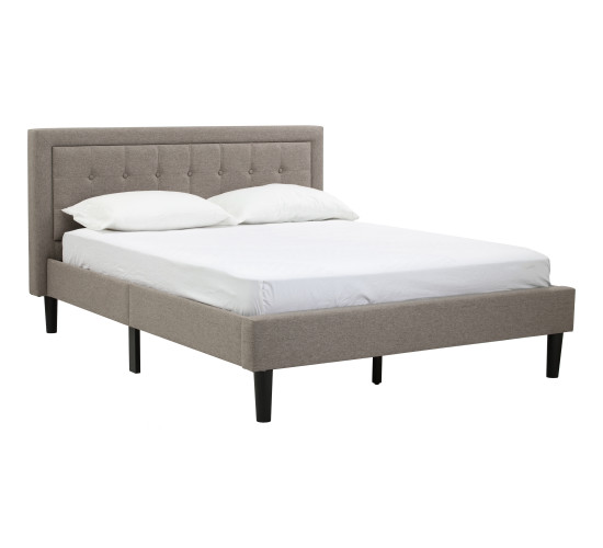 HAYDEN QUEEN BED WITH 1900MM SIDE RAIL BLACK/6513