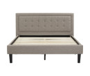 HAYDEN QUEEN BED WITH 1900MM SIDE RAIL BLACK/6513