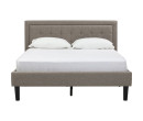 HAYDEN QUEEN BED WITH 1900MM SIDE RAIL BLACK/6513