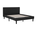HAYDEN QUEEN BED WITH 1900MM SIDE RAIL BLACK/6516