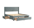 MILLAU QUEEN BED WITH 1900MM SIDE RAIL 114/3603