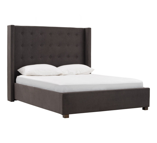 SALEM QUEEN BED WITH 1900MM SIDE RAIL 802/3507