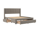 LAVISH QUEEN BED WITH 1900MM SIDE RAIL 802/6433