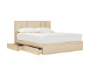 HARRINGTON QUEEN BED WITH STORAGE WITH 1900MM SIDE RAIL (FIT MATTRESS SIZE 1500X1900)