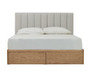 MOLA QUEEN BED WITH STORAGE 1900MM (BED PANEL) 102/3690 (PET FRIENDLY FABRIC)