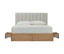 MOLA QUEEN BED WITH STORAGE 1900MM (BED PANEL) 102/3690 (PET FRIENDLY FABRIC)
