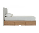 MOLA QUEEN BED WITH STORAGE 1900MM (BED PANEL) 102/3690 (PET FRIENDLY FABRIC)