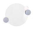 ZINNIA DIA460 MIRROR WITH IRON FRAME (#)