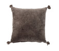 500X500 SQUARE CUSHION IN BROWN COLOUR (#)