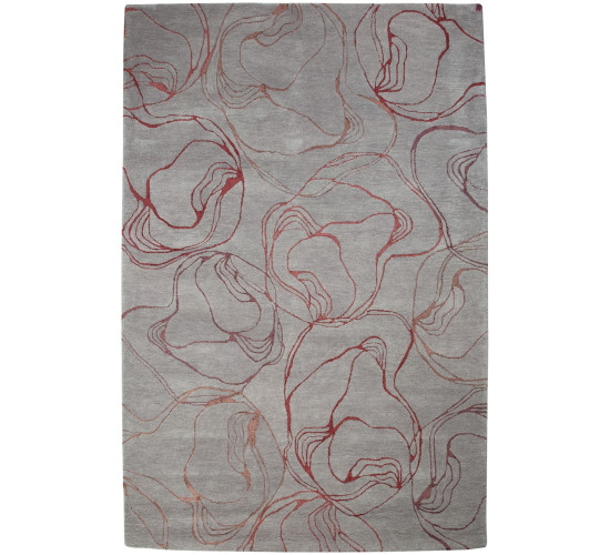 2M X 3M PAISLEY RUG IN ROSE COLOUR  (#)
