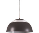 CAPE DARK GREY ALUMINIUM + CARBON STEEL PENDANT LAMP