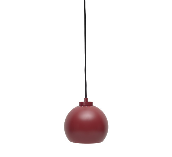 SLUG MATT RED PENDANT LAMP