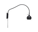 SLUG MATT BLACK WALL LAMP