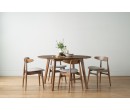 WERNER 1050 X 1050 + 300 EXT DINING TABLE 109/113