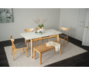 FOLTO 700 X 1200 + 300 EXT DINING TABLE 102/186