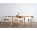 WERNER 900 X 1500 + 450 EXT DINING TABLE 102