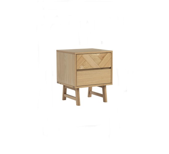 MERTON BEDSIDE TABLE WITH 2 DRAWER 1810 (#)