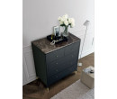 MICHALA LOW CABINET C90 STONE TOP ESPRESSO CANYON DARK EMP