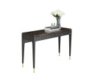 MICHALA DRESSING TABLE DT100 STONE TOP ESPRESSO CANYON DARK EMP (PRE ORDER : 20 DAYS)